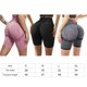 thumbnail image 2 of Pantalones cortos de yoga para gimnasio de cintura alta para mujer, mallas deportivas Push Up, ropa deportiva (negro M), 2 of 7