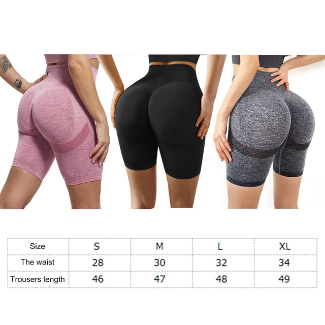 Cintura alta Fitness Yoga Ropa Pantalones cortos Mujeres sexy Running Push Up Sportswear Likrtyny Para estrenar