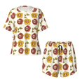thumbnail image 4 of Xecao Sunflowers And Skull print Swimsuit for women, Summer-ready, sporty style.Quick-dry fabric. Many sizes & colors., 4 of 9