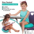 thumbnail image 4 of Air Inflated Stability Oscillating Cushion - Oscillating Seat to Improve Sitting Posture and Attention, Stability Balance Disc for Physiotherapy Exercise [Extra Thick, Pump, Bag, E-Book, 4 of 5