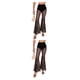 thumbnail image 2 of Pantalones largos de encaje transparentes Sonducket estilo gótico mujer Pierna ancha S M L Blanco Negro, 2 of 6