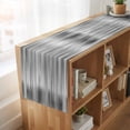 thumbnail image 6 of Table Runners 108 Inches Long Dress Scarves, Grey Farmhouse Coffee/Dining/Kitchen Table Runner for Living Room, Modern Abstract Art Ombre Striped 13x108 Inch, 6 of 9