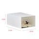 thumbnail image 4 of 1 caja de zapatos transparente plegable, caja de almacenamiento para zapatos, organizador de cajones, caja de zapatos DIY para el hogar, divisor Almacenamiento y organización del hogar blanco Yuarrent HA0968-01B, 4 of 6