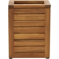 thumbnail image 5 of AquaTeak Spa Teak Waste Basket No Lid, 5 of 6