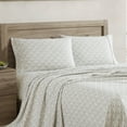 thumbnail image 2 of Brielle Home 300 Thread Count Printed 100% Cotton Sheet Set, 2 of 7