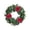 Red, variant on Artificial Greenery Wreath with Roses - Year-Round Indoor Outdoor Home Decor for Front Door & Wall - Durable Floral Arrangement for Four-Season Ambiance, 16.5in/42cm, Pink