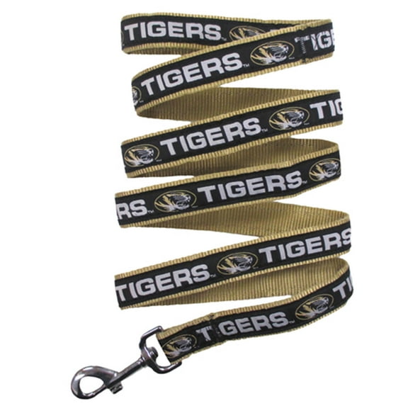 Pets First NCAA Missouri Tigers Leash for Dogs - Officially Licensed - 50  Teams - 3 Sizes