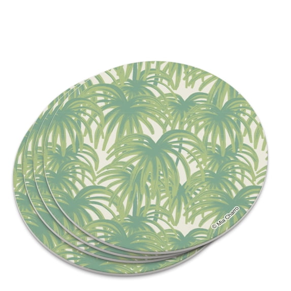 Palm Tree Leaves Novelty Coaster Set