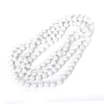 thumbnail image 4 of Luxshiny Extra Long White Glass Bead Necklace Sweater Chain for Stylish Unisex Wear, 4 of 8