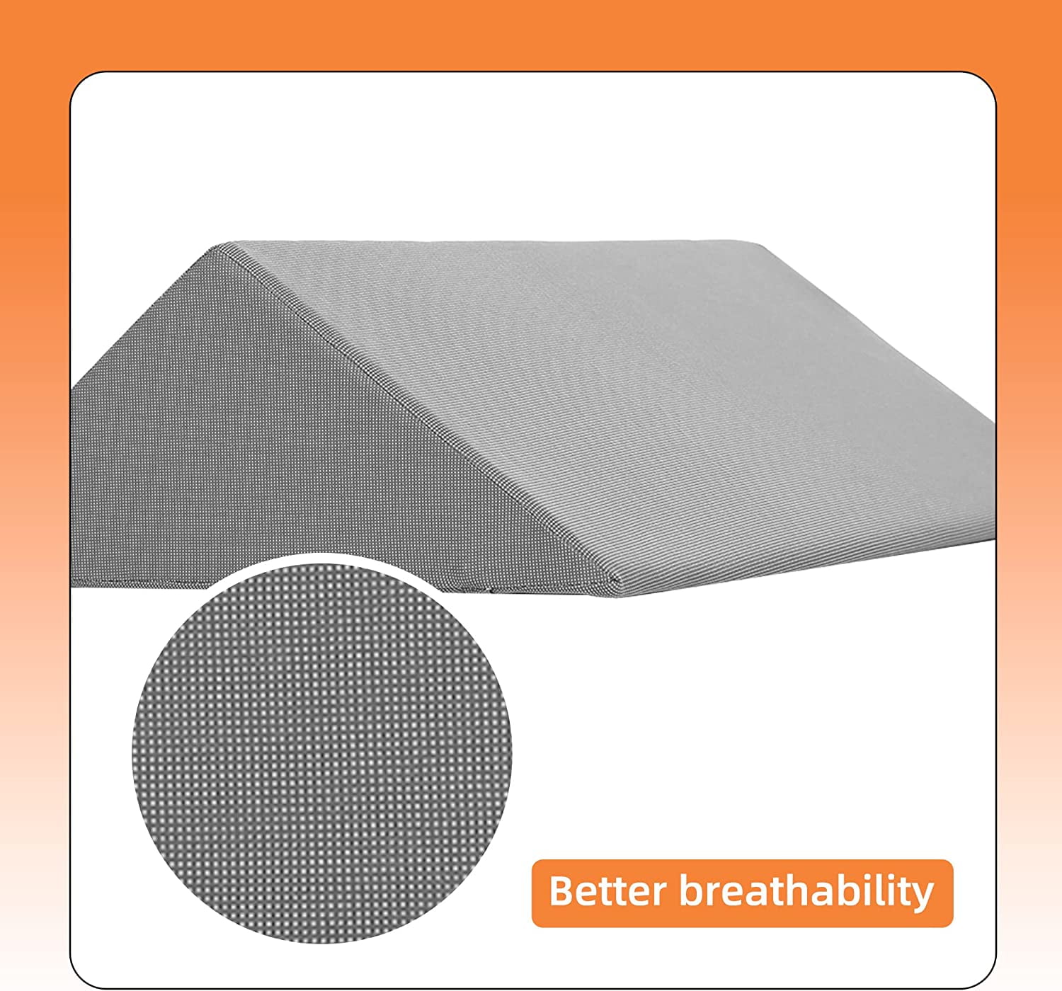 Bed Wedges & Body Positioners (3 in 1), 40 Degree Wedges for Bed Positioning,Positioning Pillows for Elderly, Wedge Pillow for Bed Sores, Side Sleeping, After Surgery, Knees Elevated,Back Pain