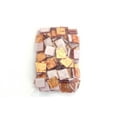 thumbnail image 4 of Milltown Merchants Burnt Orange Foil Mosaic Tile 3/4 Inch (3 lbs), 4 of 5