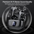 thumbnail image 4 of Auriculares inalámbricos BESNOOW Bluetooth 5.4 HiFi Stereo IP7 negros, 4 of 7