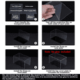 thumbnail image 4 of Uxcell Acrylic Clear Display Case Box Dustproof Protection Showcase Cube Collectibles Show Box 9.8x5.9x7.9inch, 4 of 7