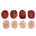 thumbnail image 1 of de Piedras de Cristal de Naturales de 8 Piezas, Piedra de Scrying, Rojo Y Rosa, 1 of 9