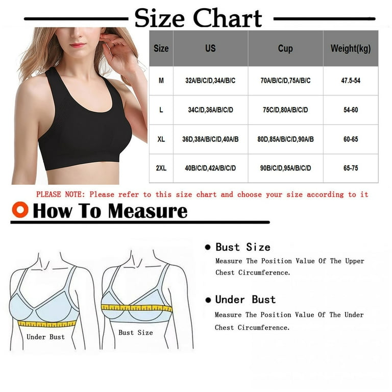 WEANT Best Bra for Heavy Breasts Women's Solid Color Hollow Out