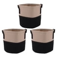 thumbnail image 2 of Thickened Grow Bag, Double Color Breathable 3 Gallon Foldable Plant Bag Wear Resistance Reusable  For Tree For Outdoor For, 2 of 8