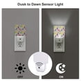 thumbnail image 3 of Pofeuu Colorful Poodle Dog Print Night Lights Plug into Wall with Dusk-to-Dawn Light Sensor, LED Nightlight for Bathroom, Adult, Hallway-EU, 3 of 7