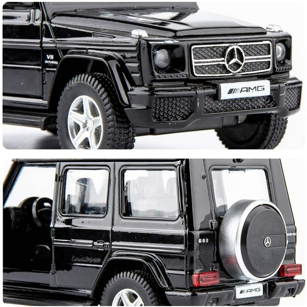 1 36 Scale G63 Casting Car Model Zinc Alloy G Wagon Toy Car for Kids Pull Back Vehicles Toy Car for Toddlers Kids Boys Girls Gift Black