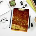 thumbnail image 7 of FMSHPON Piano Keys Musical Notes Clipboard Hardboard Wood Nursing Clip Board and Pull for Standard A4 Letter 13x9 inches, 7 of 7