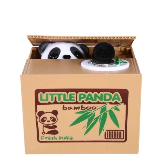Alcancía panda Gadgets and Fun Alcancía de panda roba monedas