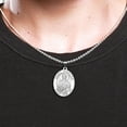 thumbnail image 3 of PicturesOnGold.com Saint Phocas Medal Oval Female Adult - 2/3 x 3/4 inch Size of Nickel, Solid 14K Yellow Gold, 3 of 8