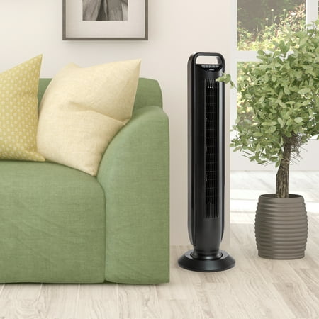 

Seville Classics 11.01 in 5-Speed Tower Fan EHF10201D Black