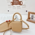 thumbnail image 2 of Bolsos Cruzados Niños PU Mini Messenger Bag Lady Casual Flap Crossbody Bag (Caqui), 2 of 5