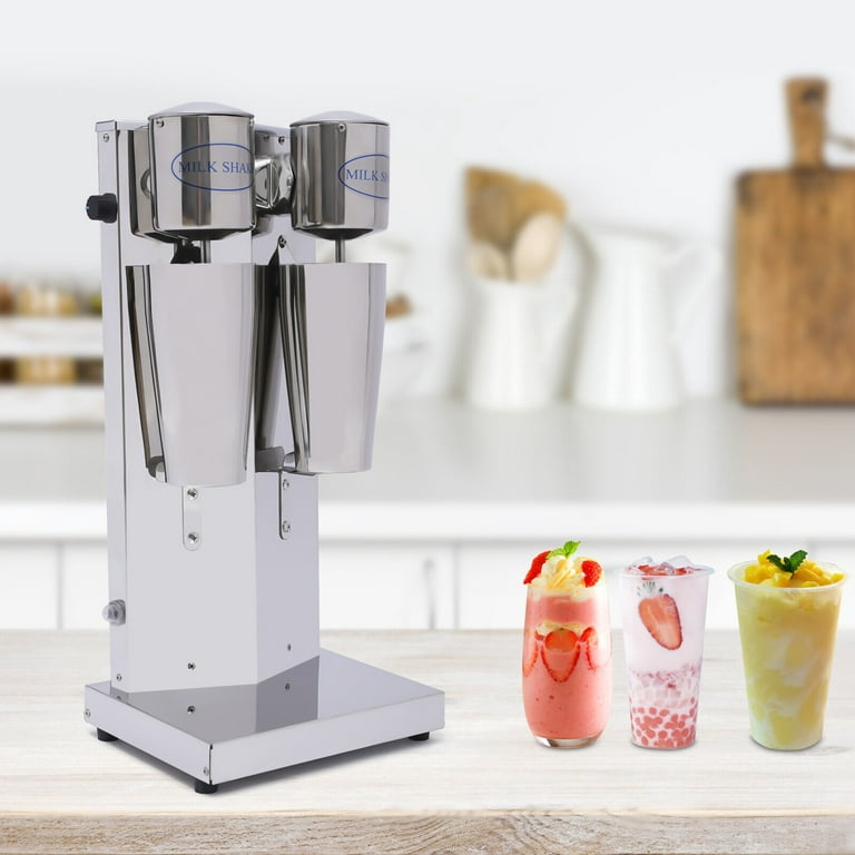 VEVOR Milkshake Maker Kit,180W,Silver Milkshake Maker Machine,2 Speed Adjustable - Single