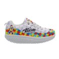 thumbnail image 3 of Ventes Chaudes Chaussures de Course Graphiques Sensibilisation à l'Autisme pour Femmes Printemps Automne Design Antidérapant, 3 of 5