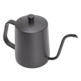 thumbnail image 4 of Hervidor de Café Largo y Estrecho, Hervidor Pequeño de Acero Negro inoxidable Conpa Para El Hogar, 4 of 7