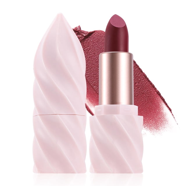 Lápiz labial BEUKING, nutritivo y mate, de larga duración, 3,5 ml (06Cherry)