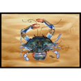 thumbnail image 1 of Carolines Treasures 8156-MAT Crab Indoor Or Outdoor Mat - 18 x 27 in., 1 of 4