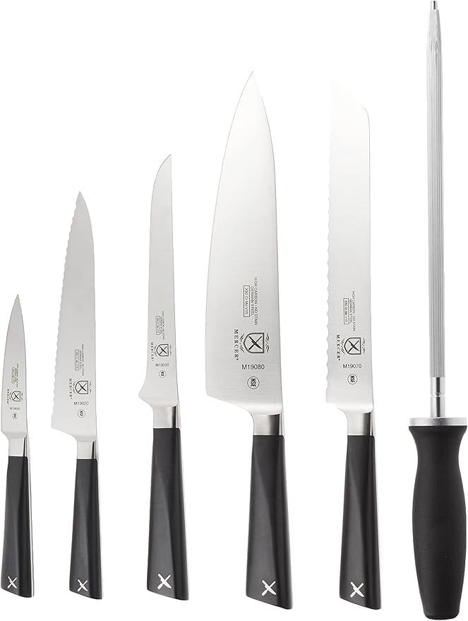 Mercer Culinary M21830 Zum 7-Piece Forged Knife Set in Roll