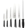 thumbnail image 6 of Mercer Culinary Züm 7-Piece Forged Carbon Steel Knife Set in Roll, Black, 6 of 6