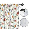 thumbnail image 4 of Blackout Kids Curtains,Pioneer Flower Floral Print Pattern Childrens Insulated Curtains Set Of 2,Bedroom Essentials,Toddler Room Decor 42"x54", 4 of 5