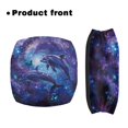 thumbnail image 2 of HELLHERO Seat & Backrest Covers for Elderly Adults Polyester Fabric Seat Back Cover with Non-Slip Cover Stain Proof Easy to Install Anti-Slip Cover Dolphins, 2 of 7