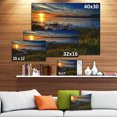 thumbnail image 3 of Coucher de Soleil sur Rivière Chaude avec Oies Migratrices - Impression sur Toile Paysage Extra Grand, 3 of 4