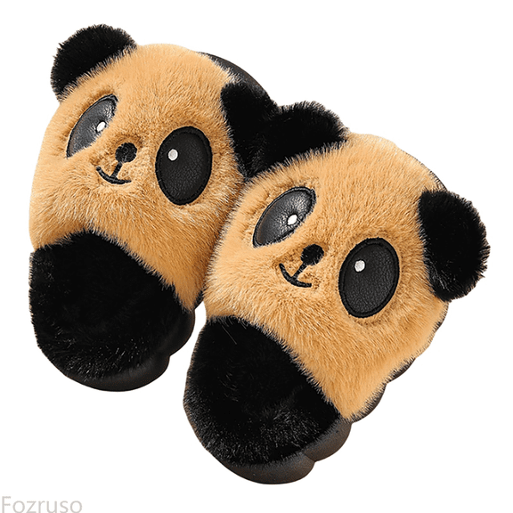 Fozruso Girls Slippers Winter Warm Shoes For Kids Cozy Indoor Outdoor Soft Lined Kids Booties With Heel Cover,Girls Soft Plush Slippers Sizes 8 Little Kid(2-3 Years)