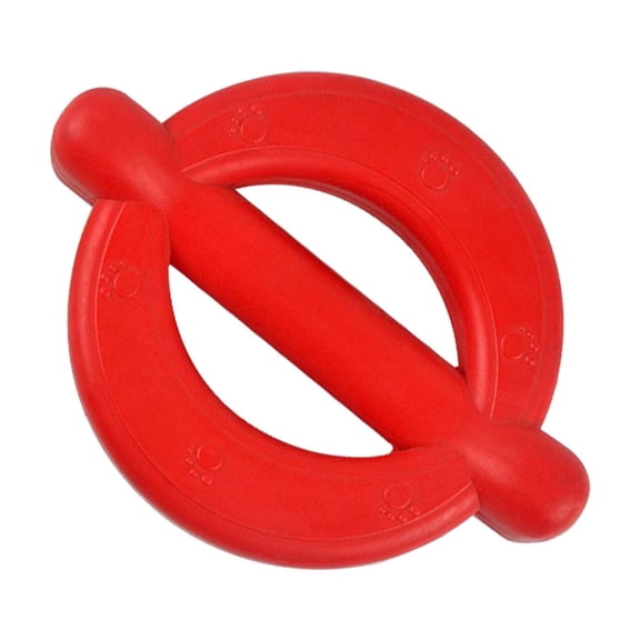 Squeaky Dog Toys, Dog Chew Toy for Chewers Bite Resistant Safe Sturdy TPR Tough Dog Teething Toys for Puppy Small Dogs Double Ring Bone