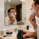 thumbnail image 4 of Brocha de afeitar para hombre, brocha para jabón en crema, artículos de baño, cerdas suaves y ligeras, portátil, para papá, viajes, ., 4 of 6