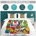 thumbnail image 2 of Mario 3-Piece All Season Bedding Set, Comforter Set with Pillow Shams for Bedroom & Dorm Decor, Ideal Gifts for Women Men Teens Friends Family, 2 of 7