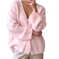 thumbnail image 2 of Endives Cardigan Sweaters for Women Oversized Chunky Open-Front Batwing Long Sleeve Knit Cardigan Sweater Coat Loose Fall XXXL, 2 of 4
