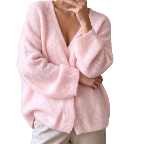 Oversized Cardigan Sweaters for Women Plus Size Cardigan Cute Cardigan Fuzzy Cardigan Chunky Cardigan Sweaters Open Front Knit Winter Outerwear Coats Knitted Cardigan Thick Cardigan