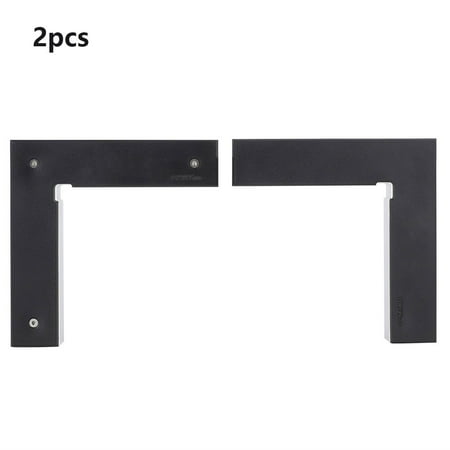 

2 Piece Popular 90° Aluminum Alloy Right Angle Clamp Positioning Square L-Square Holder Ruler Bienvenido