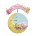 thumbnail image 4 of Ornaments by Elves Personalized Baby's First Christmas 2024 Ornament Baby in Moon Ornament .25lbs, 4 of 10