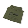 thumbnail image 4 of Gram Grandma Grandmother Mothers Day Hoodie, Gifts, Hooded Sweatshirt, 4 of 4