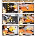 thumbnail image 3 of Banco de herramientas Lehoo Castle Toddler con taladro eléctrico y vehículos, 3 of 9