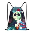 thumbnail image 1 of Goofa The Nightmare Before Christmas Print Drawstring Backpack Bag Sport Gym Sackpack Cinch Bags Drawstring Bags Draw String Sport Bag-Small, 1 of 6