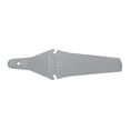 thumbnail image 2 of Soidarity Guardabarros de plástico para bicicleta, guardabarros trasero para bicicleta, suministros decorativos para ciclismo, color blanco Ciclismo Gris Soidarity OD000762-03, 2 of 6