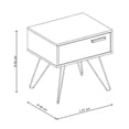 thumbnail image 4 of Mesa de Noche Bertolini Mod. 881 Anís Blanco, 4 of 4